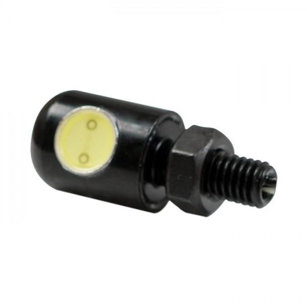 LED osvětlení SPZ POWER LED černé, Ø 13 x 30 mm