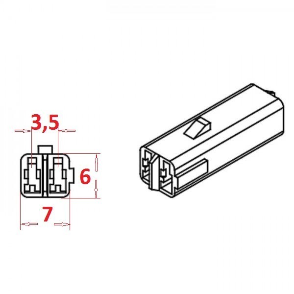 Honda / Kawasaki, kabely s adaptérem pro připojení blinkrů, (pár-2ks)