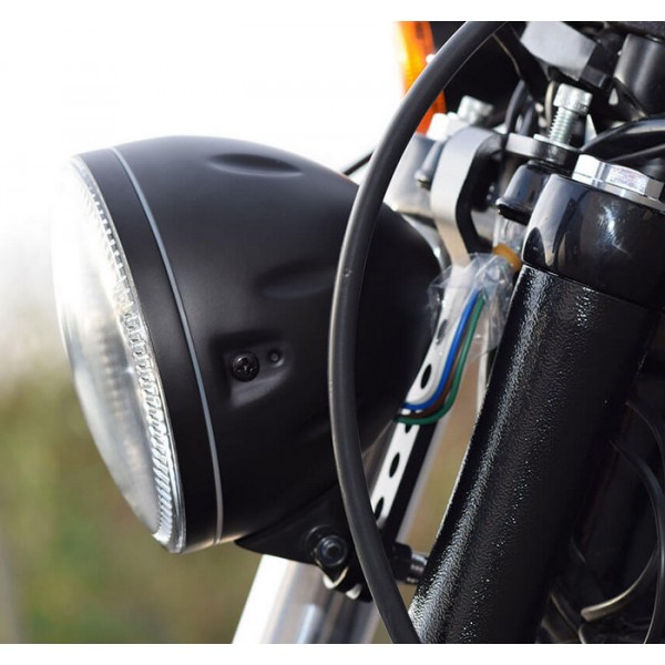 Držák univerzálních světel 5 3/4" pro Harley Davidson Sportster / Dyna, černý
